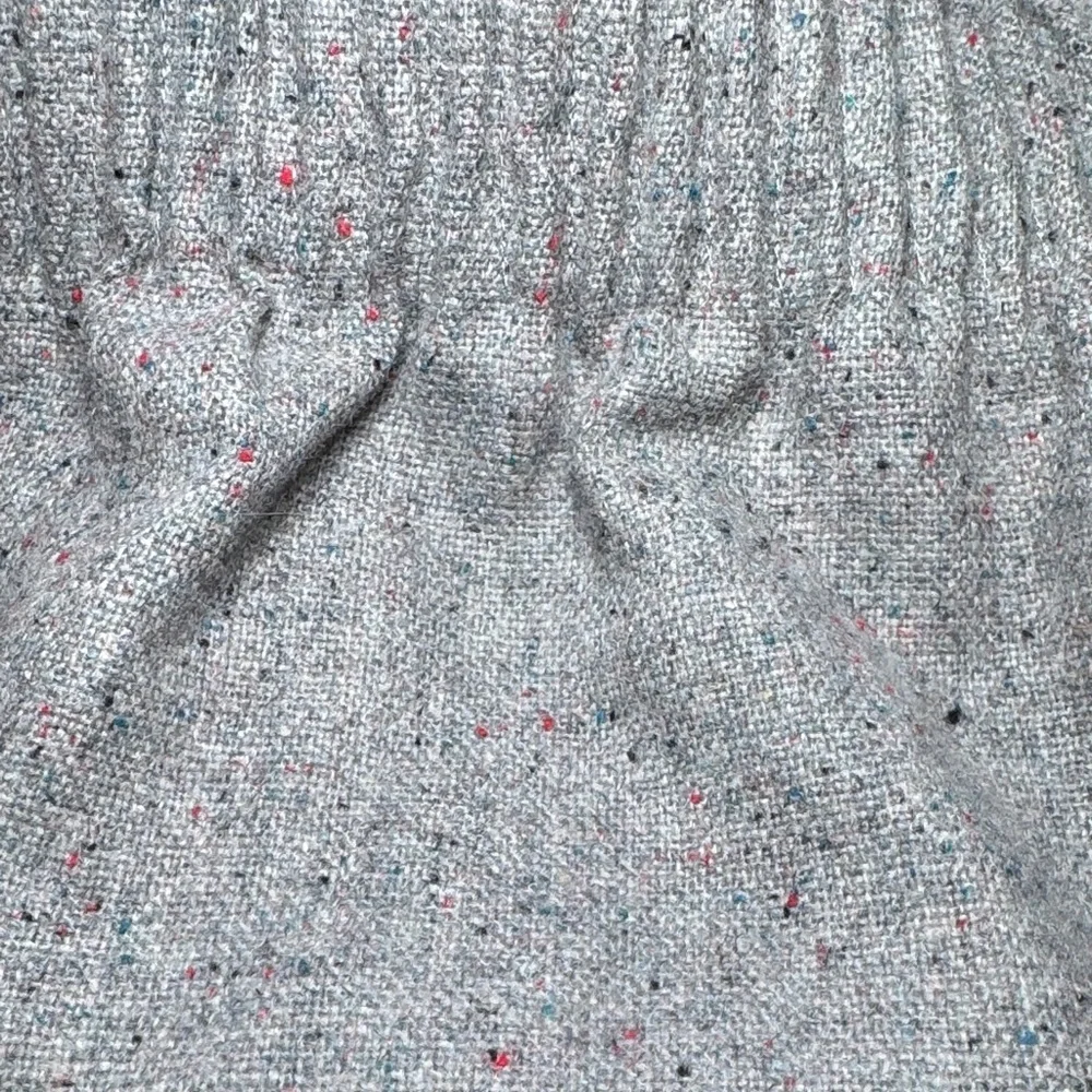 J. Crew Heather Gray speckled Mini Skirt
